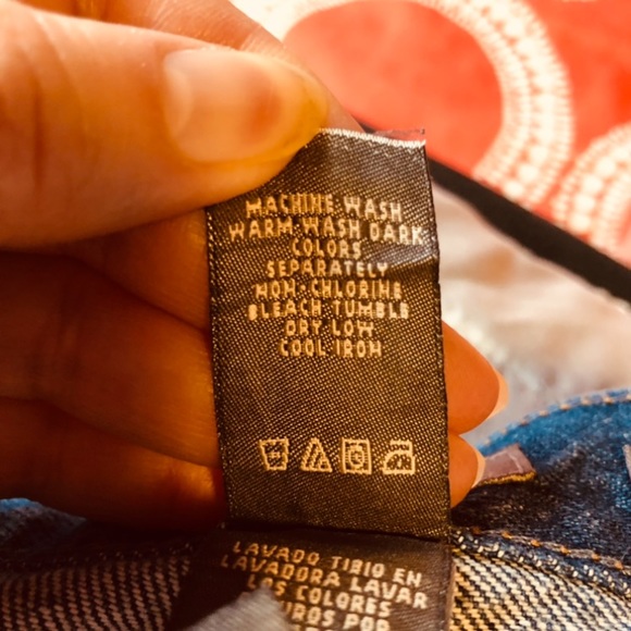 Liz Claiborne vintage med blue wash jeans classic high rise straight leg Sz 10S - Picture 11 of 14